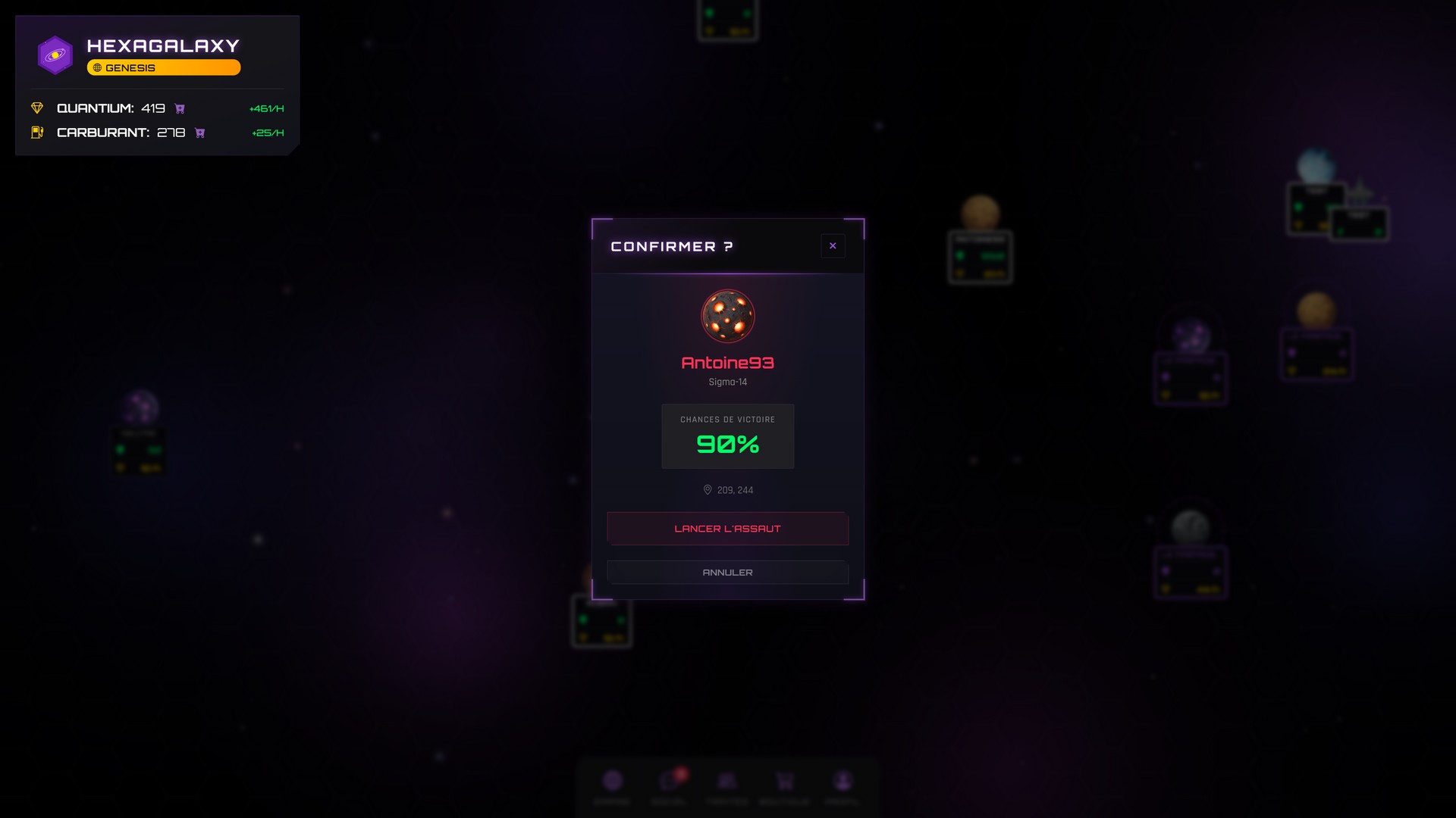 Capture de la colonisation